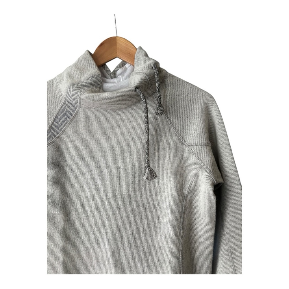 Prana The Lucia Wool Women's Natural Cream Sweater Button Accents Size M - Picture 10 of 12